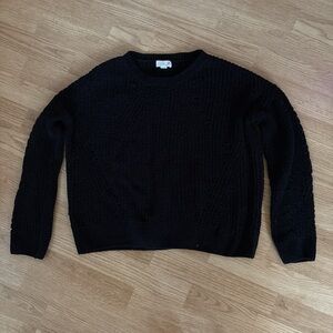 SO Black Knit Sweater